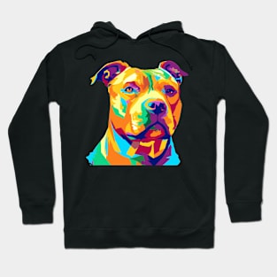 American Staffordshire Terrier Pop Art - Dog Lover Gifts Hoodie